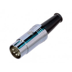 Fiche DIN 5 Broches Métal REAN