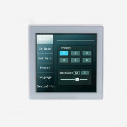 Audiophony PA DTCL
Boîtier mural de contrôle pour matrice DZONE88