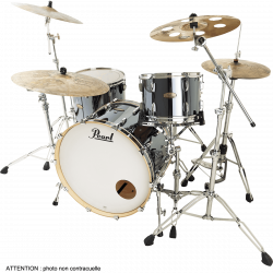 Pearl Rock 24" 3 fûts Black Mirror Chrome