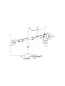 Support double écrans vesa 100x100 