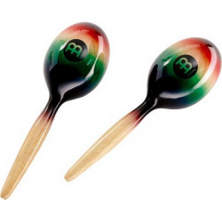 PAIRE DE MARACAS MEINL OVALES COULEURS