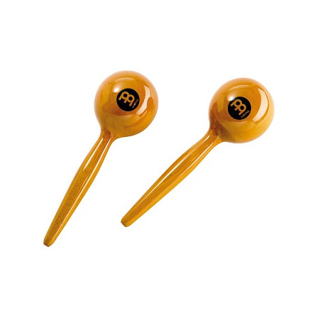 PAIRE DE MARACAS MEINL RONDS AMBRE