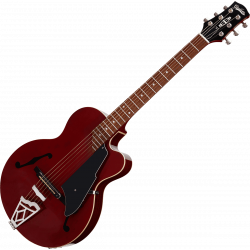 VOX - Giulietta Archtop Rouge translucide