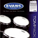 Evans - ETP-EC2SCLR-S Tom Pack - Transparentes standard 12" 13" 16" 