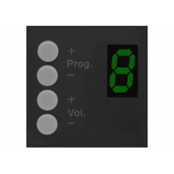 Audac - Contrôle mural MTX noir