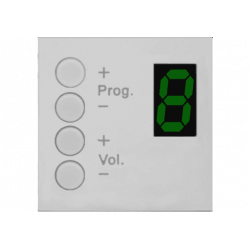 Audac - Contrôle mural MTX blanc