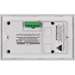 AUDAC Contrôle mural num. M2/R2 