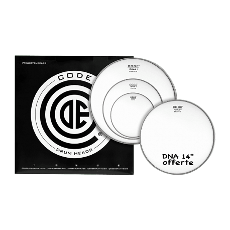 CODE DRUMHEADS Tom - DNA Rock Pack