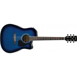 Ibanez PF15ECE-TBS Transparent Blue Sunburst