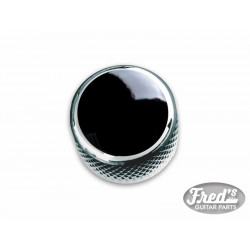 Q-PART DOME CHROME ACRYLIC BLACK