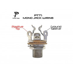 Jack Mono 6.35 Mono Pure Tone Black