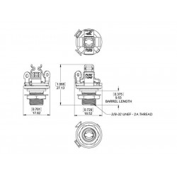 Jack Mono 6.35 Mono Pure Tone Gold