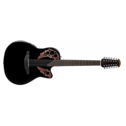 Ovation CE4412-5 Celebrety Black 12 Cordes