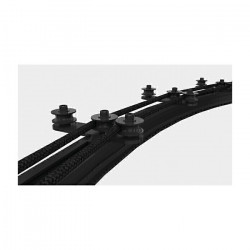 Wentex Rope guide 3 wheels Black