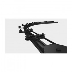 Wentex Rope guide 3 wheels Black