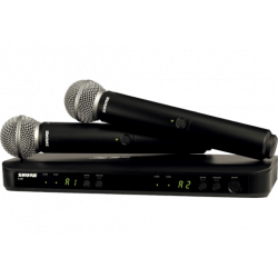 Shure BLX288E-SM58-K3E double