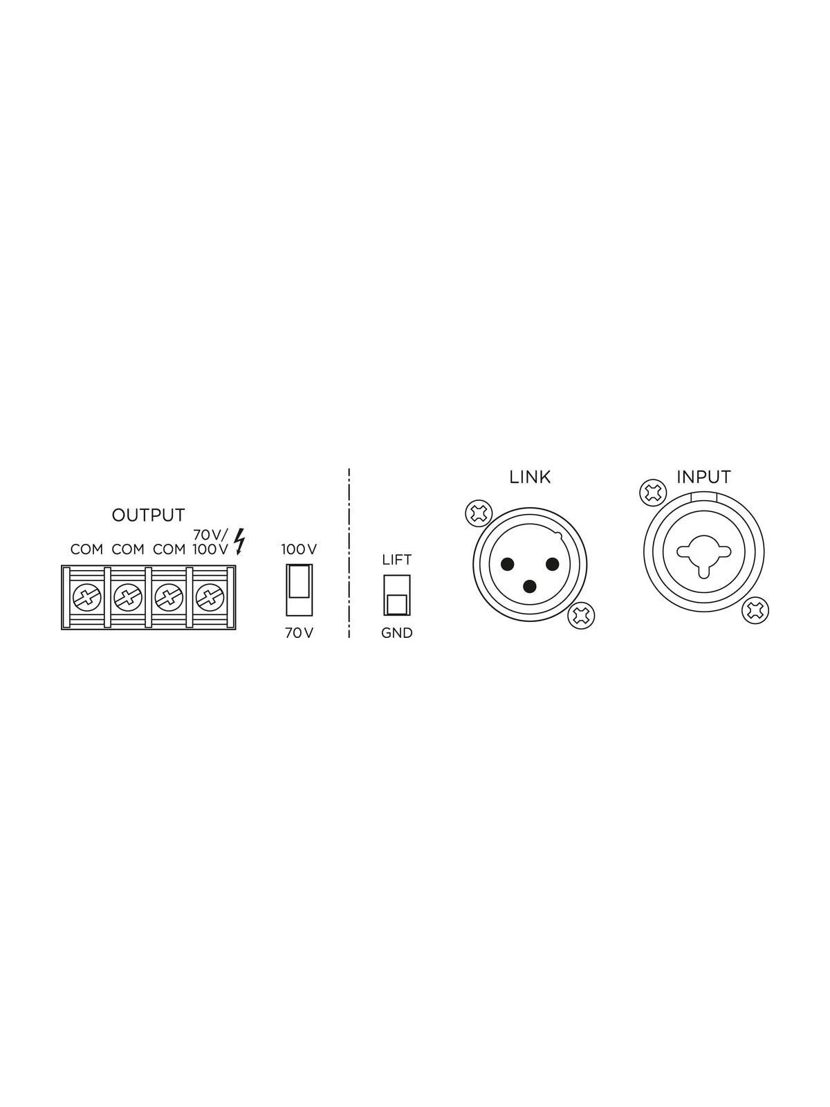 Monacor PA-948S 1x480W