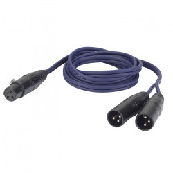 Dap Audio Cable XLR F vers 2 XLR M