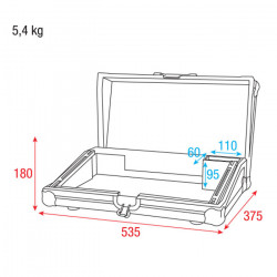 Showtec flight case COLORCUE 3