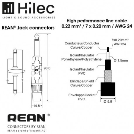 Hilec JACK 1.5m Premium