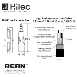 Hilec MINI JACK 3m Premium