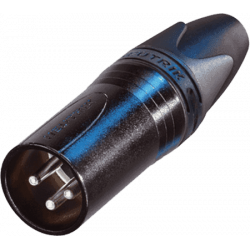 Neutrik XLR femelle 3 broches noir