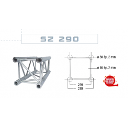 ASD ANGLE ALU SZ290 CARREE 