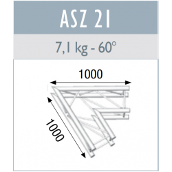ASD ANGLE ALU SZ290 CARREE