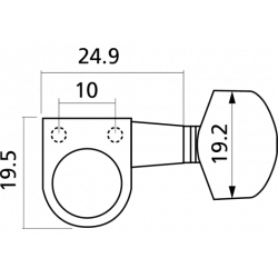 Yellow Parts Mécanique guitare