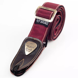 SOLDIER® Sangle Luxe Tissé Rouge