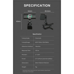 Swiff® A10R Retro Mini Tuner à LED 