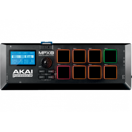 Akai MPX8 lecteur sample carte SD