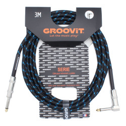 GROOVIT® Tressé Noir / Bleu D/C 3m