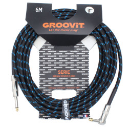 GROOVIT® Tressé Noir / Bleu D/C 6m