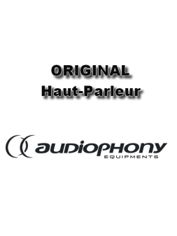 Boomer 12 pouces pour CR25A-COMBO Audiophony