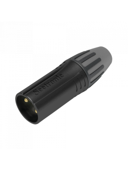Seetronic Connecteur XLR 3P mâle contact or