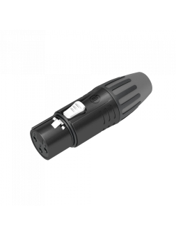 Seetronic Connecteur XLR 3P femelle contact or