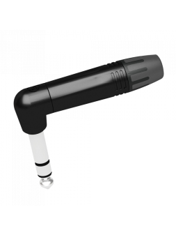 Seetronic Connecteur jack stéréo 6,35 mm coudé