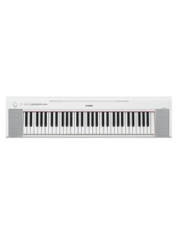 Piano portable Yamaha NP-15WH blanc d'initiation, simple et performant
Piano portable 61 touches