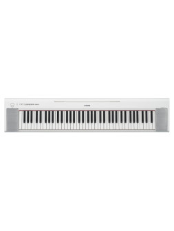 Piano portable Yamaha NP-35WH blanc d'initiation, simple et performant
Piano portable 76 touches