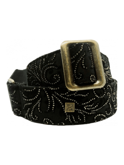 Sangle Guitare GET'M GET'M - RNR-BLACK-GOLD-DAMASK