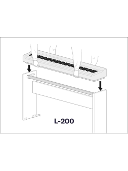 Yamaha L-200WH Stand Blanc
