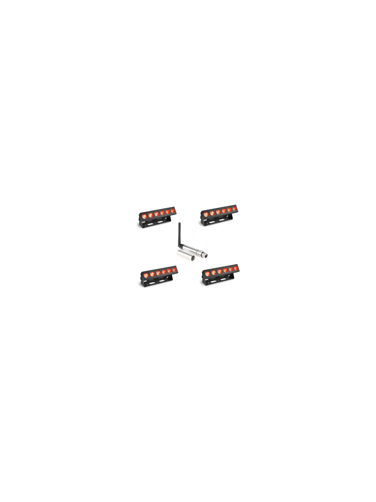 Location Pack 4 Barres 6x12W Accu HF