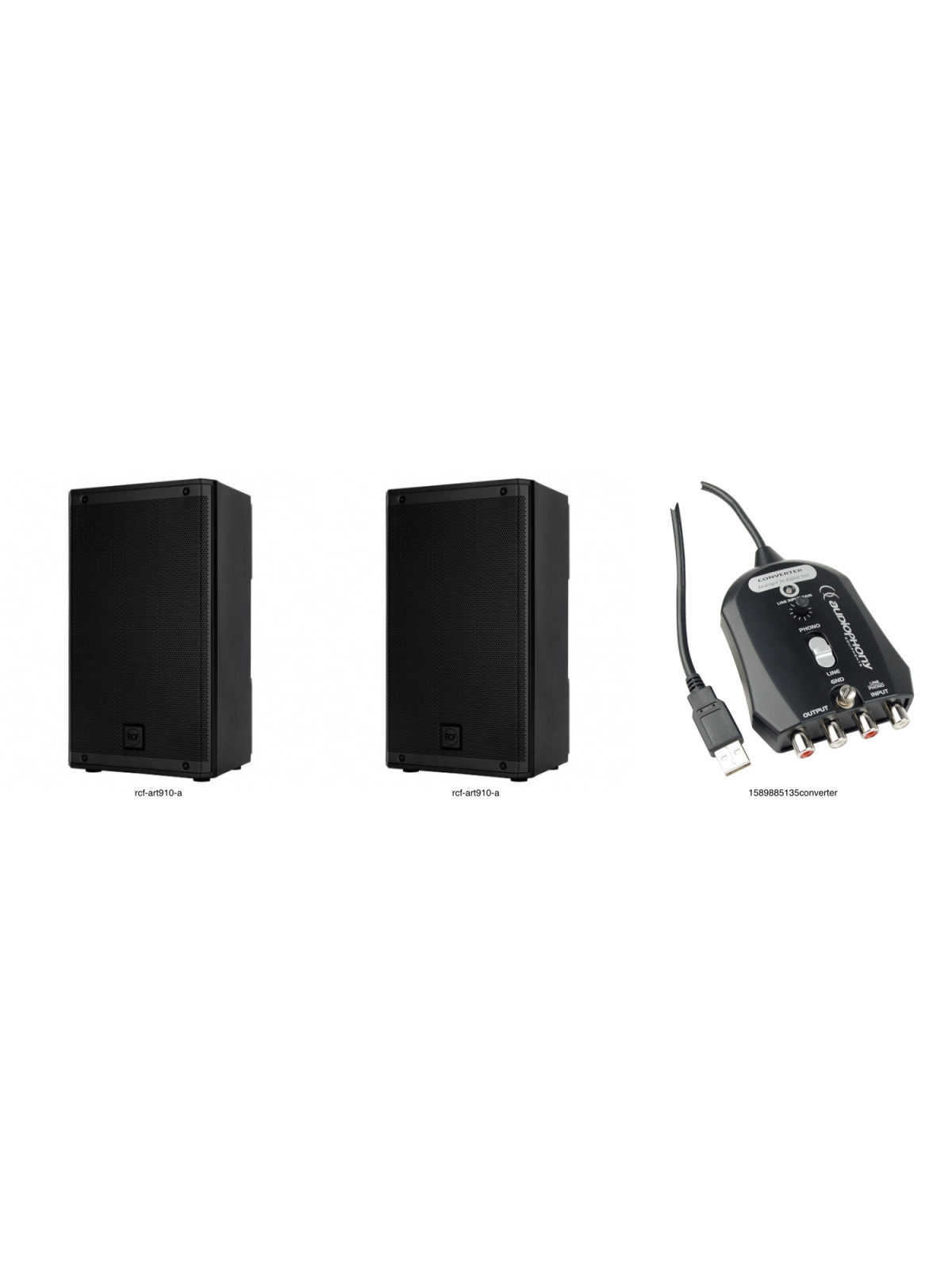 Location Pack Sonorisation RCF ART910A USB 1