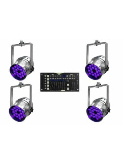 Location Pack 4 PAR64 RGB...