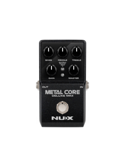 NUX - METALCORE-DLX-MK2 Effet Distorsion
Pédale Amplis effets Distorsion / Numérique distorsion high gain