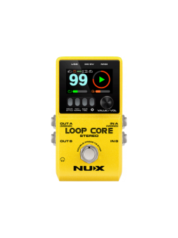 NUX - LOOPCORE-STEREO
Pédale Looper & boîte à rythmes stéréo