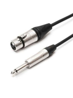 Cordon XLR Femelle / Jack male10m HQ Pro Neutrik