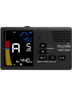 CHERUB - WMT-565C
4 en 1 pour Cordes - Accordeur / Métronome / Thermo-Hygromètre
