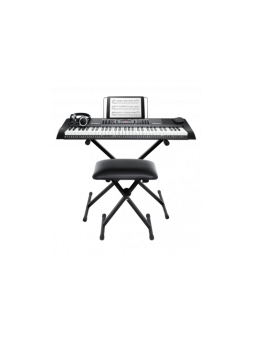 Piano Numérique ALESIS - HARMONY61MKI3 Pack
61 touches, haut-parleurs intégrés, stand, casque, pédale sustain